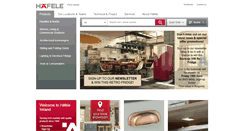 Desktop Screenshot of hafele.ie