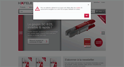 Desktop Screenshot of hafele.fr